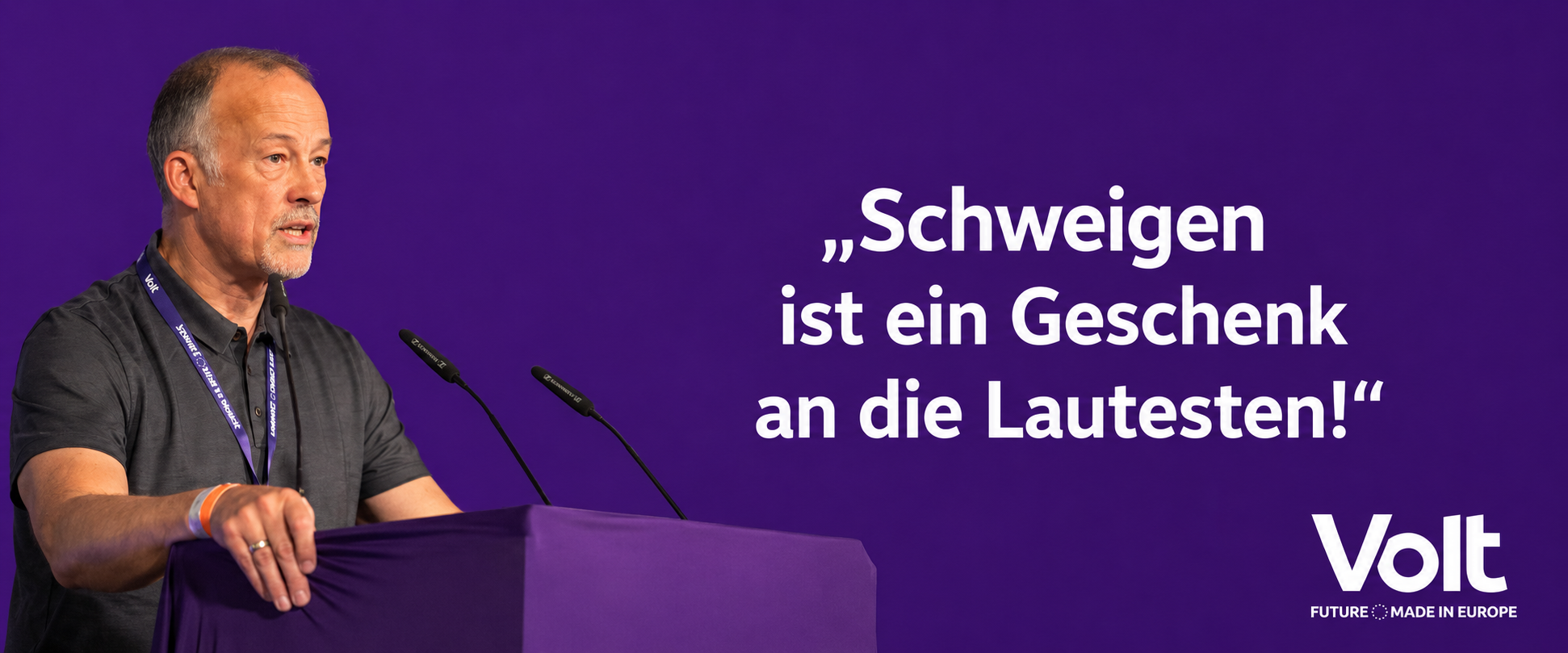 Frank Oldenburg am Rednerpult